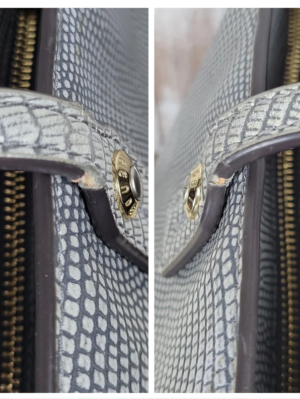 henri bendel Lizard-embossed Tote - Picture 10 of 10